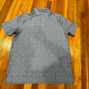 Hickey Freeman Blue Golf shirt NEW no tags size Medium M